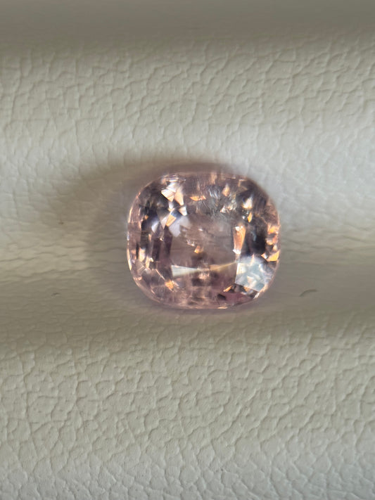 1.25 Ct Natural Burmese Pink Spinel – VVS Rare Unheated Cushion Cut