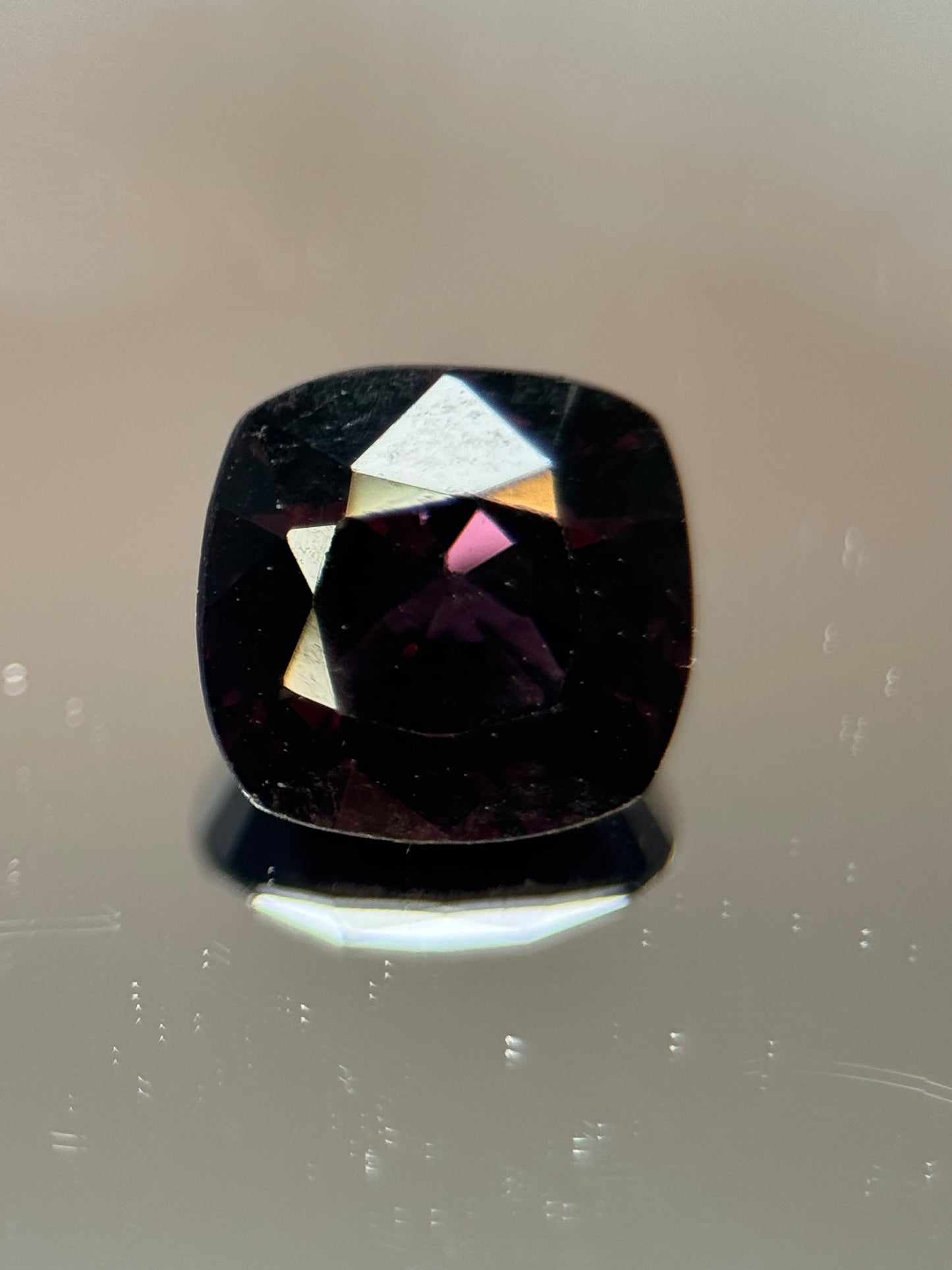 Rare 1.20ct Natural Lavender Spinel - VS Untreated Cushion Cut