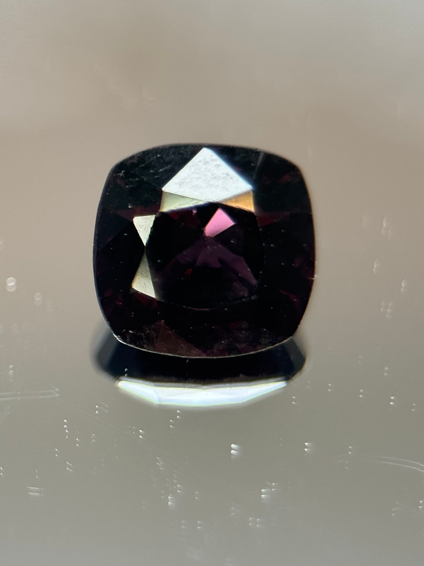 Rare 1.20ct Natural Lavender Spinel - VS Untreated Cushion Cut