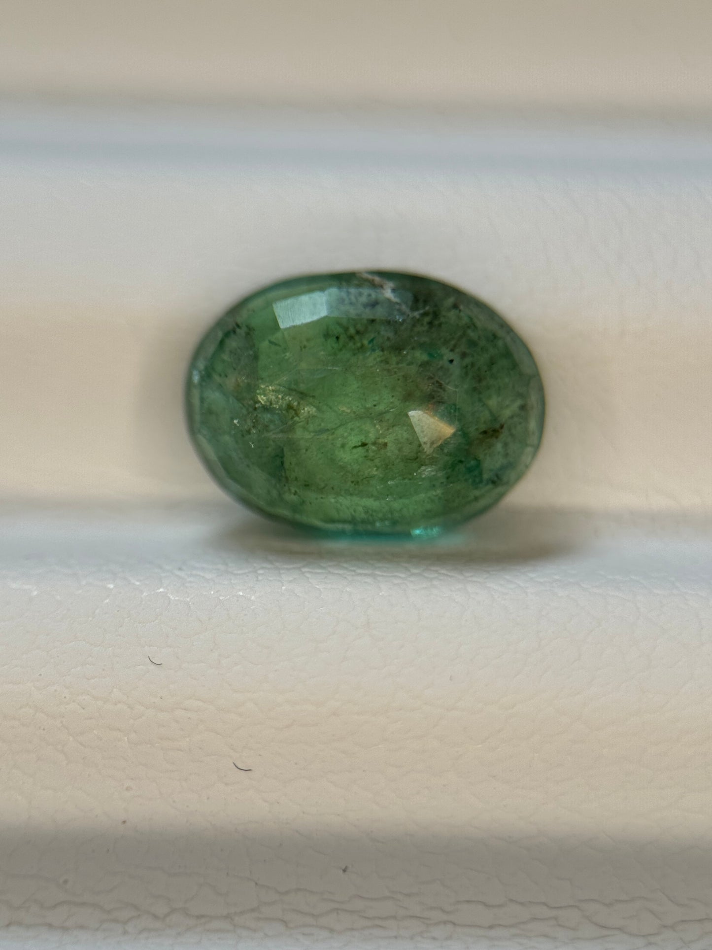 Elite 2.48ct Natural Untreated Zambian Emerald - Rare Faceted Oval