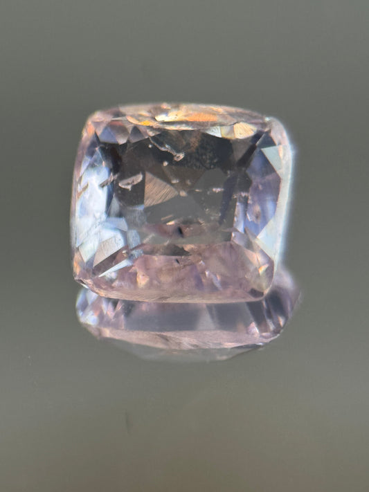 1.25 Ct Natural Burmese Pink Spinel – VVS Rare Unheated Cushion Cut