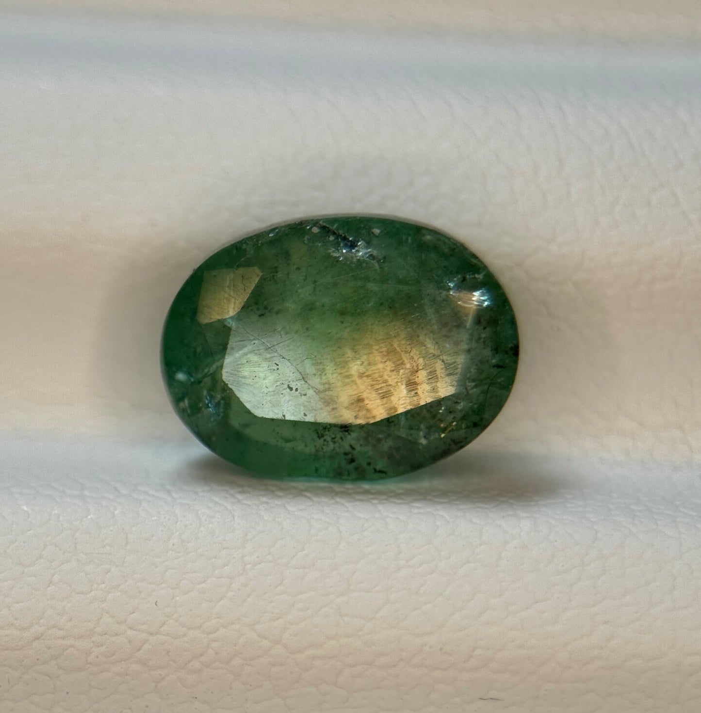 Elite 2.48ct Natural Untreated Zambian Emerald - Rare Faceted Oval