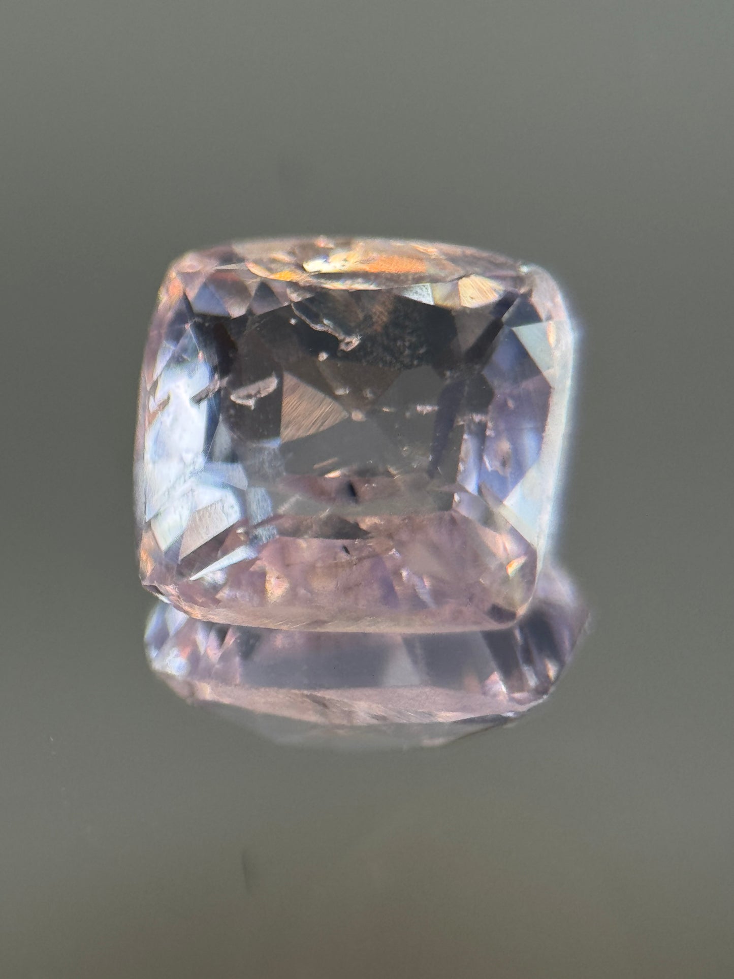 1.25 Ct Natural Burmese Pink Spinel – VVS Rare Unheated Cushion Cut