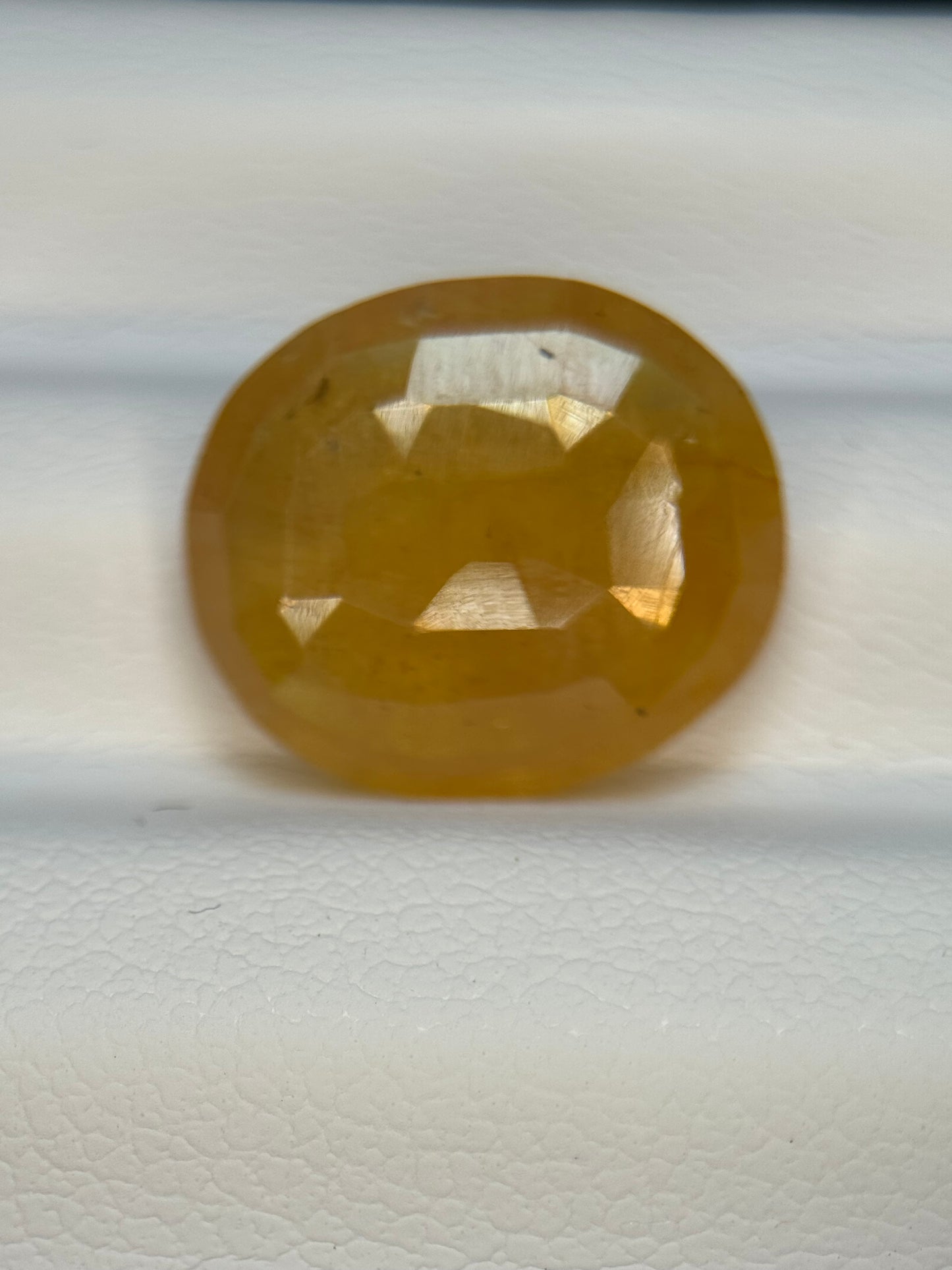 Rare 5.3Ct, VS - Sunset Yellow-Orange Sapphire