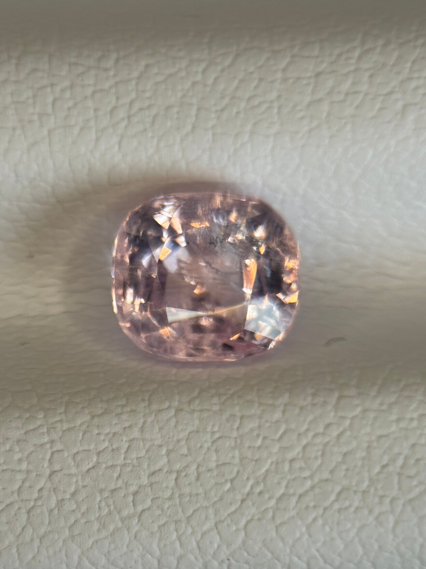 1.25 Ct Natural Burmese Pink Spinel – VVS Rare Unheated Cushion Cut